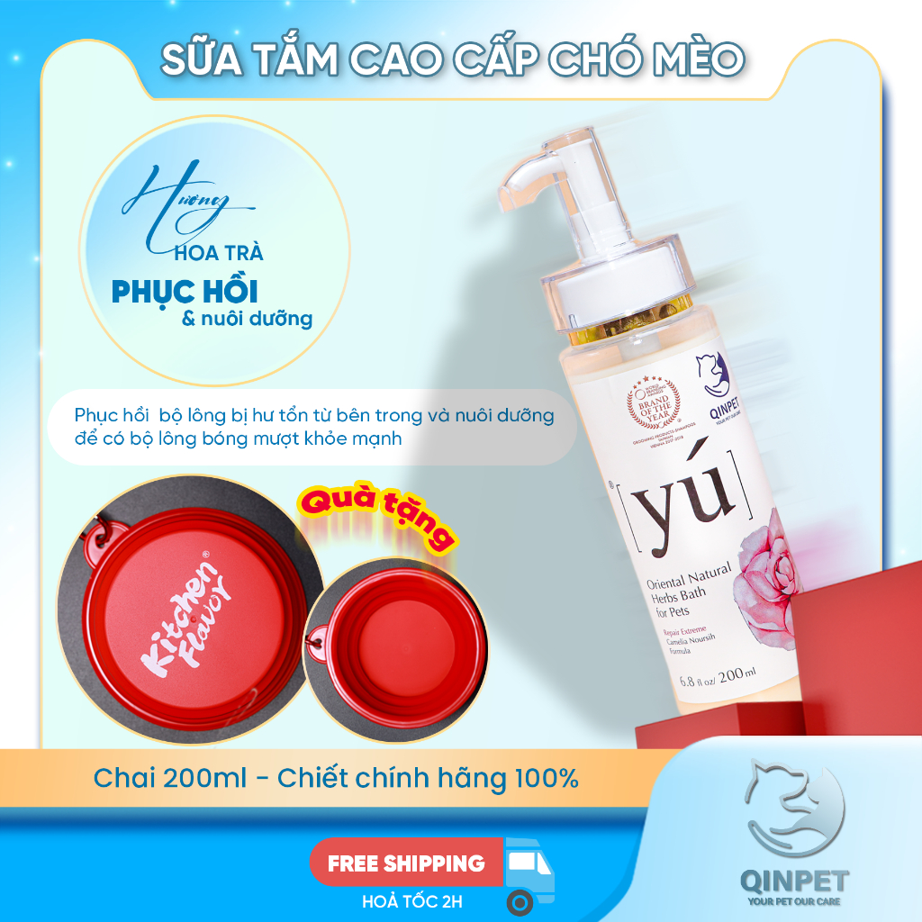 Sữa tắm Yú 200ml - Hoa Trà