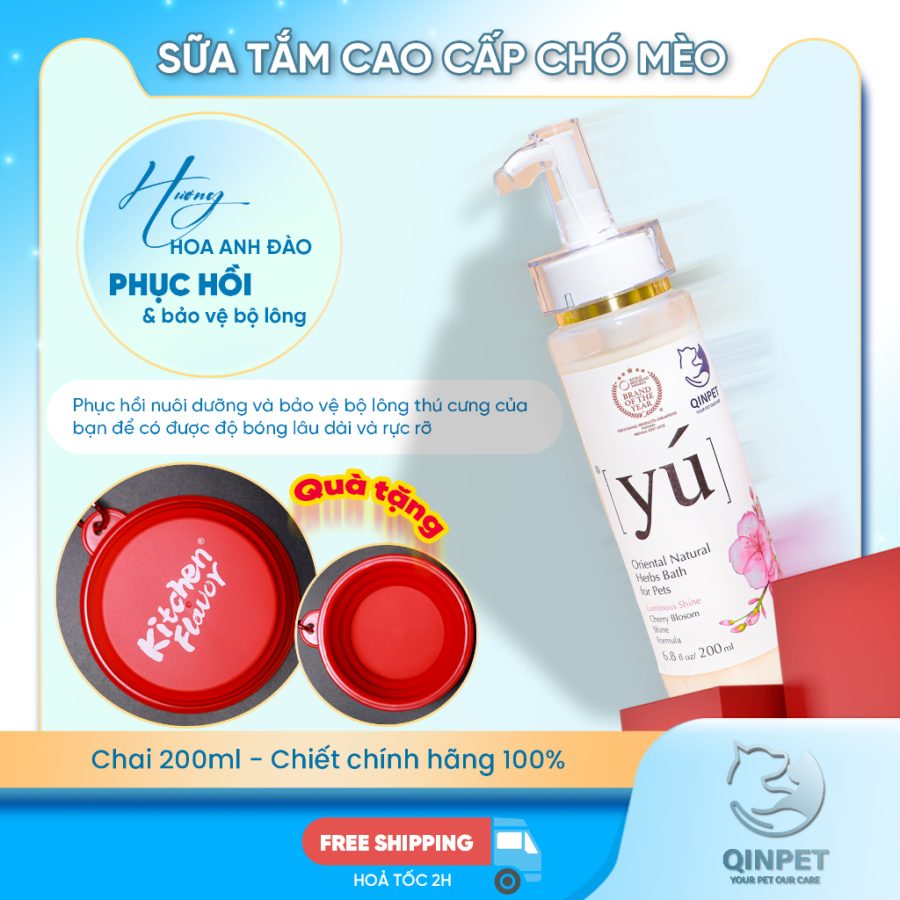 Sữa tắm Yú 200ml - Hoa Anh Đào