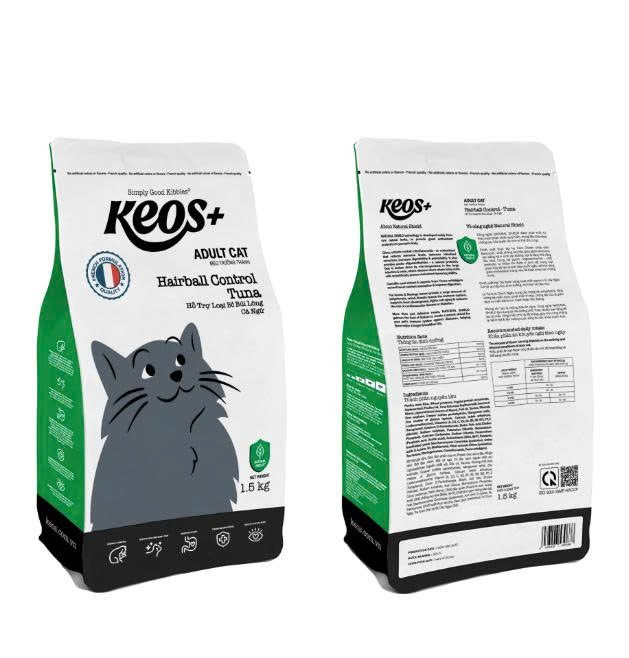 Hạt chó Keos - Chó con vị gà, sữa & trứng | 1.5kg