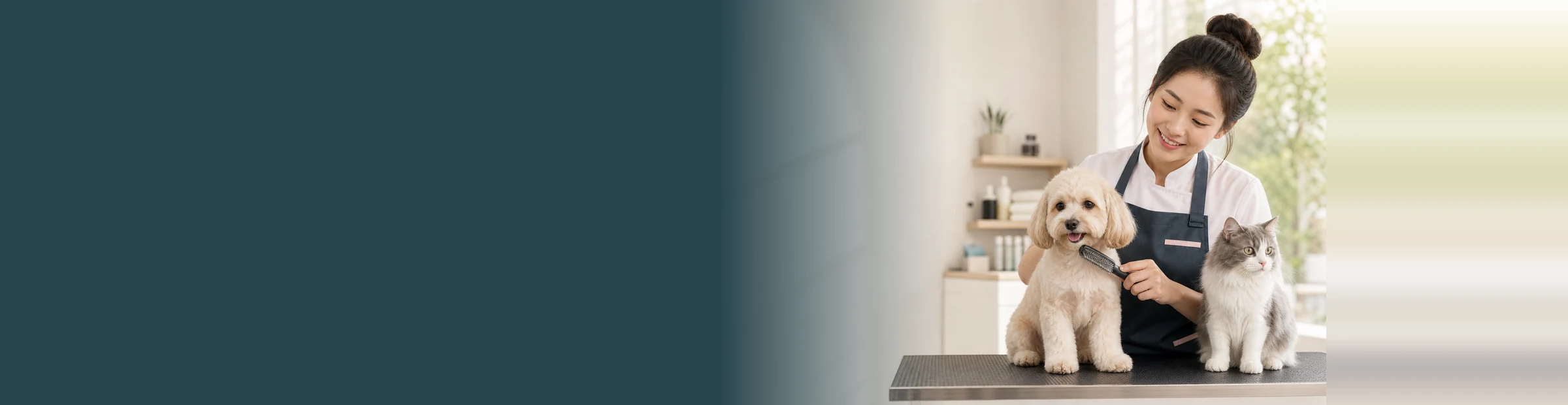 Ảnh minh họa chăm sóc chó mèo tại spa